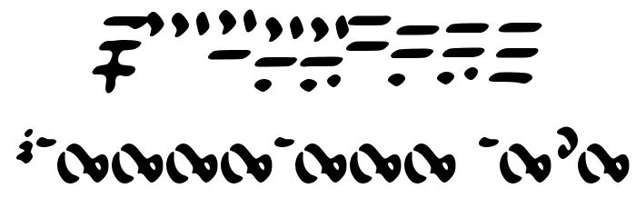 WizardSpeak Worn Font OTHER CHARS