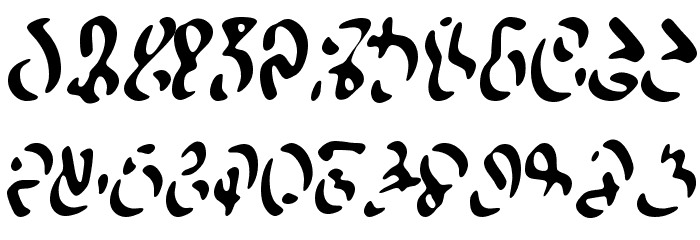 WizardSpeak Worn Font LOWERCASE