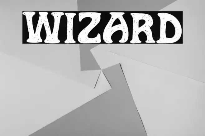 Wizard Schriftart examples