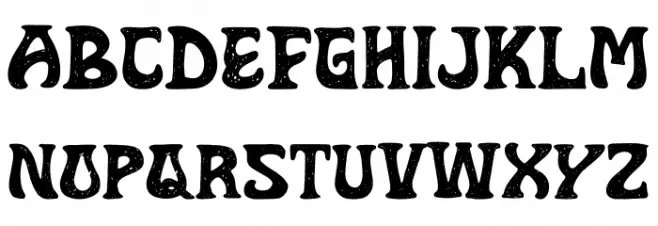 Wizard Font LOWERCASE