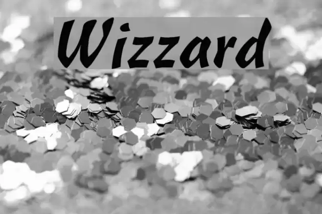 Wizzard Font examples