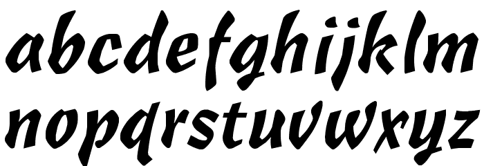 Wizzard Font Litere mici