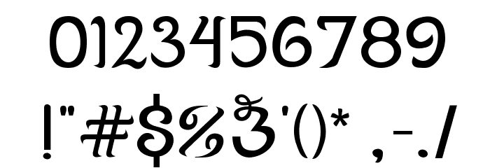 Wizzta Font OTHER CHARS