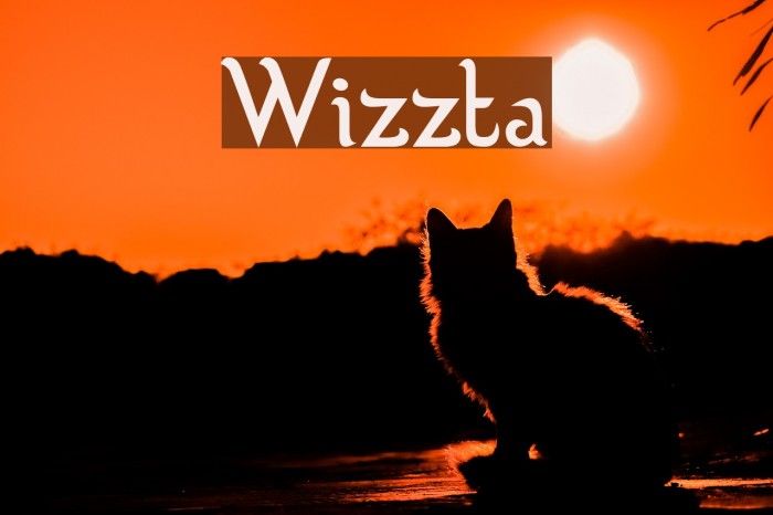 Wizzta Font examples
