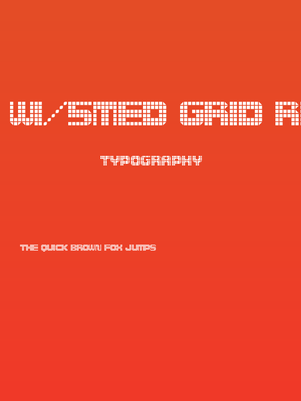 wi/5Med Grid Regular Poster