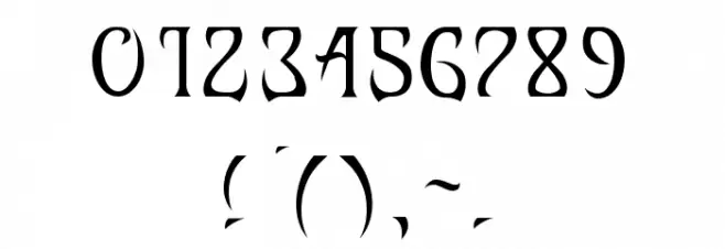 wickedqueen Font OTHER CHARS