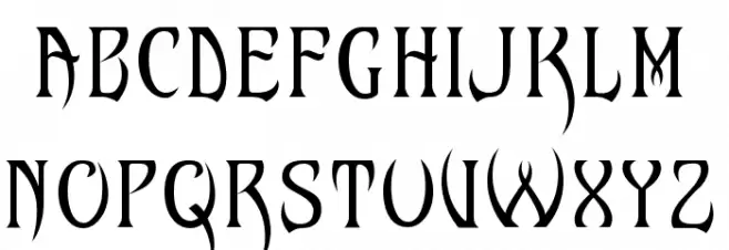 wickedqueen Шрифта ВЕРХНИЙ