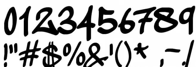 wickhop handwriting Font OTHER CHARS