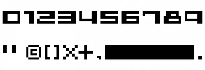 wickywirus Boldy Font OTHER CHARS