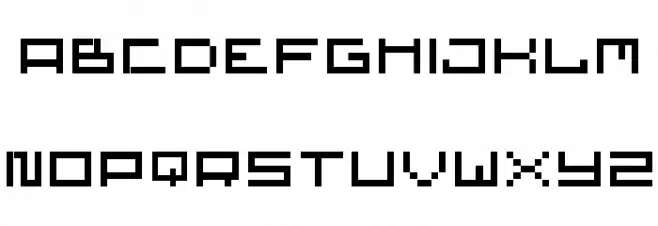 wickywirus フォント 大文字