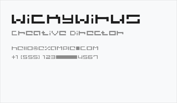 wickywirus Business Card