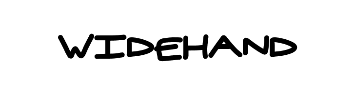 widehand  Frei Schriftart Herunterladen