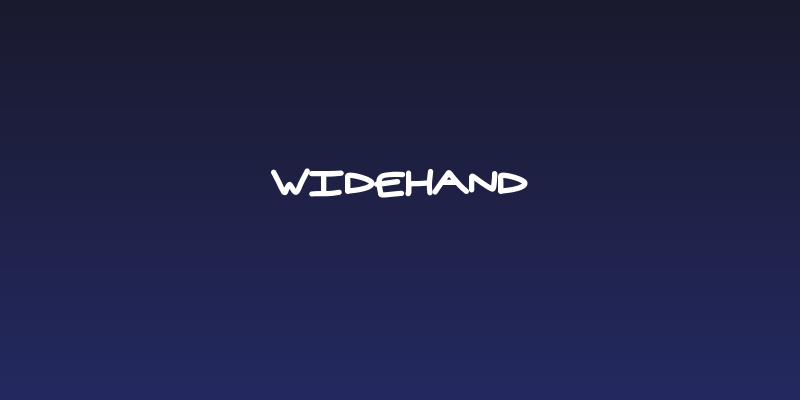 widehand Social Header