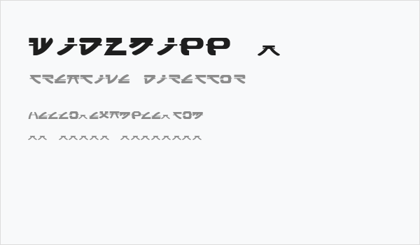 widznipp 1 Business Card