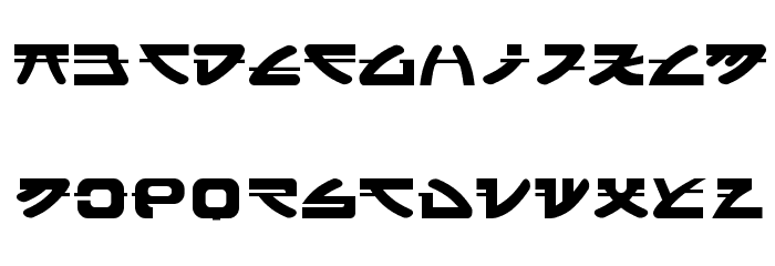 widznipp 1 Font LOWERCASE