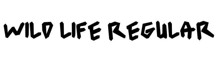 wild life Regular  font caratteri gratis