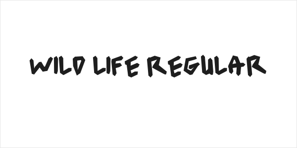wild life Regular Logo