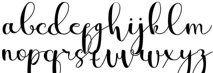 wina aprilina Personal Use Font LOWERCASE