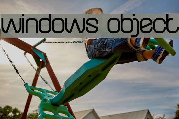 windows object Font examples