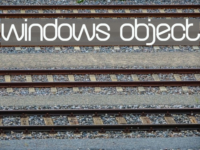 windows object Font examples