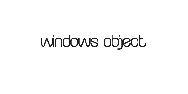 windows object Logo