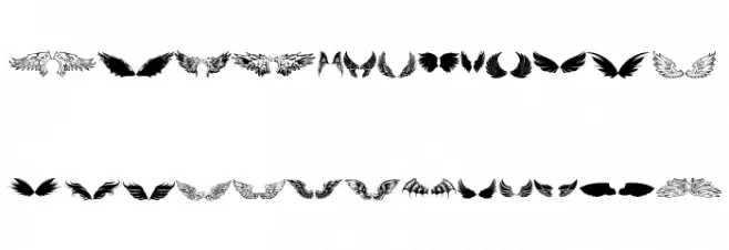 wings of wind tfb Font LOWERCASE