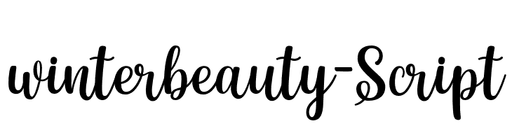 winterbeauty-Script  免费字体下载