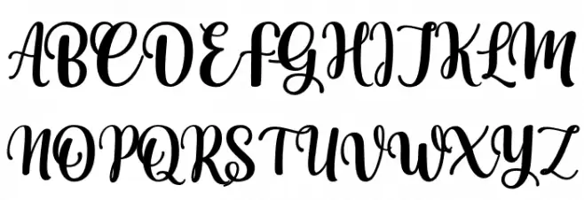 winterbeauty-Script Fuentes MAYÚSCULAS