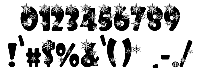 winterflakes Font OTHER CHARS