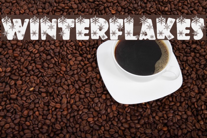 winterflakes Font examples