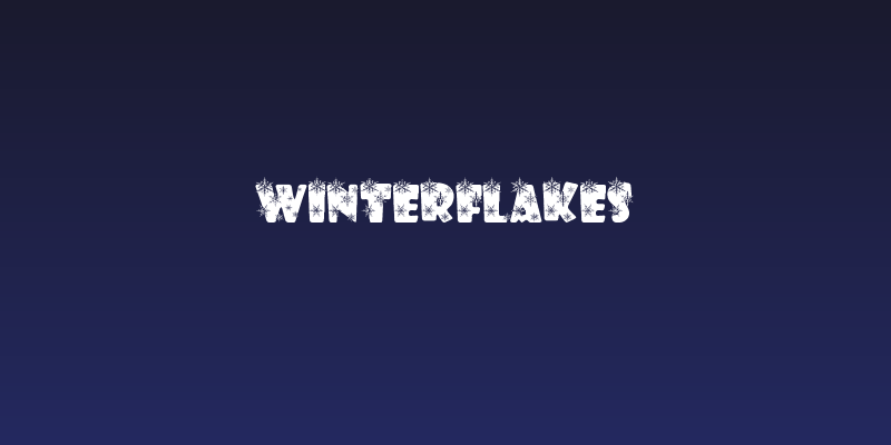 winterflakes Social Header