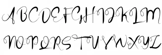winteria Font OTHER CHARS