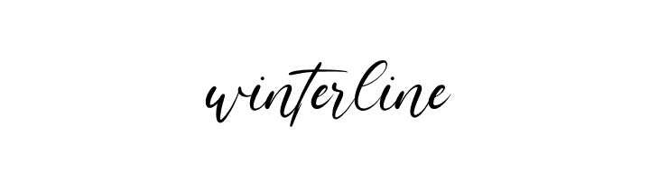 winterline  font caratteri gratis