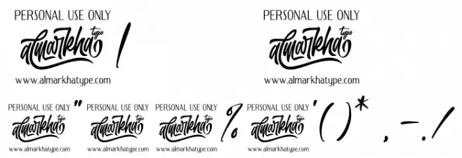 winterline Font OTHER CHARS