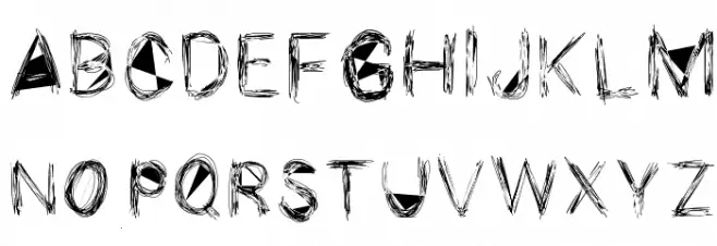wire lakhey Schriftart Groß