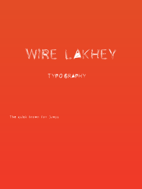 wire lakhey Poster