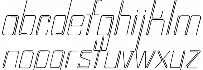 wireplayItalic خط أحرف كبيرة