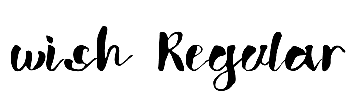 wish Regular  免费字体下载