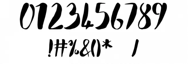 wish Regular Font OTHER CHARS