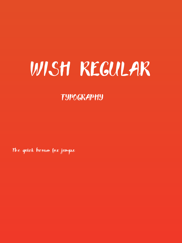 wish Regular Poster