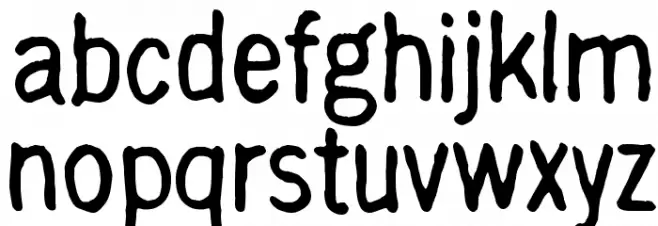 with righteous indignation, aga Font Litere mici