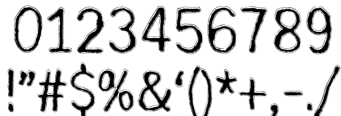 with righteous indignation Font OTHER CHARS