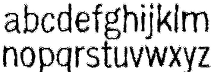 with righteous indignation Font LOWERCASE