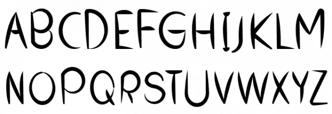 withbestmate Font UPPERCASE