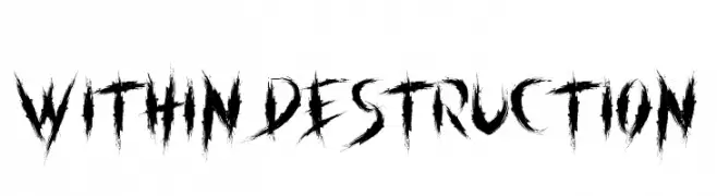 within destruction  免费字体下载