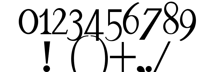 witka Font OTHER CHARS