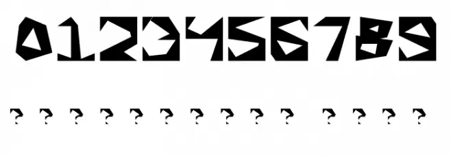 WKWKWK LAND Font OTHER CHARS