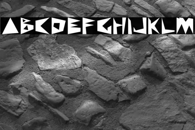 WKWKWK LAND Font examples