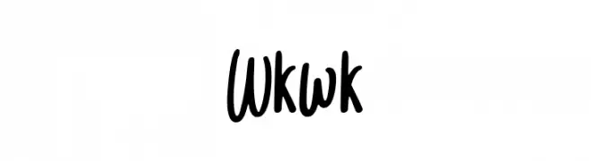 Wkwk  Frei Schriftart Herunterladen