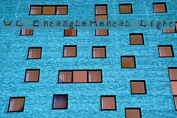 WL EntangleMental Light Font examples